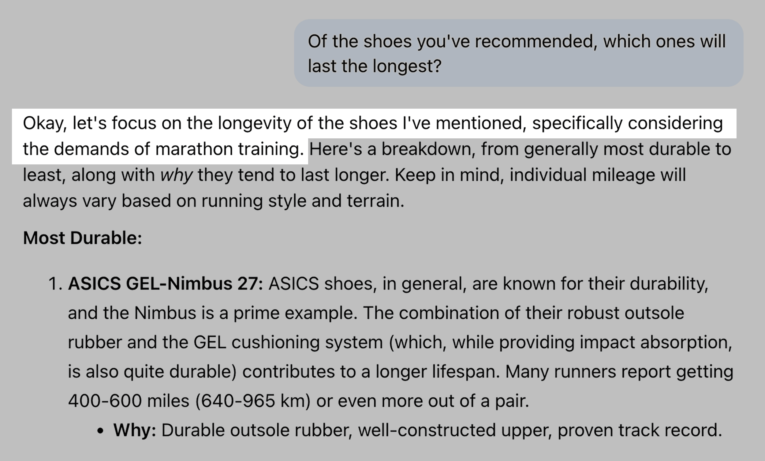 Sigma Chat – Build on previous context